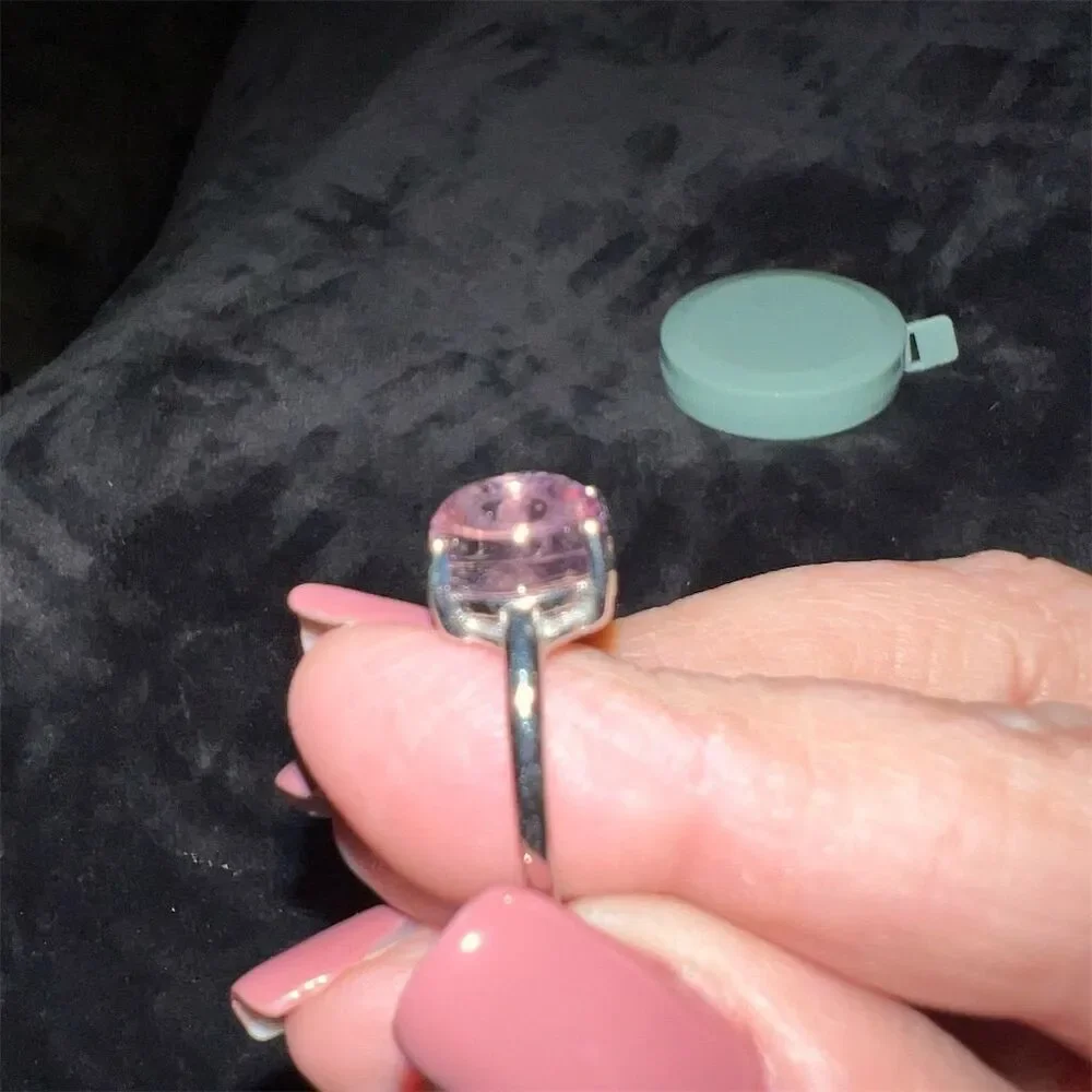 Ametrine Silver plated Band Ring